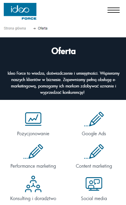 ideo force oferta rwd